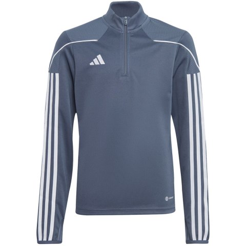 Bluza dla dzieci adidas Tiro 23 League Training Top szaro-biała HS3491 Adidas teamwear