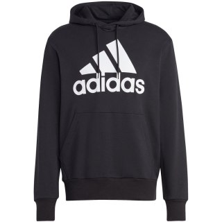 Bluza męska adidas Essentials French Terry Big Logo Hoodie czarna IC9363 Adidas