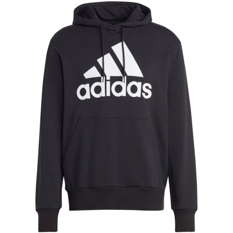 Bluza męska adidas Essentials French Terry Big Logo Hoodie czarna IC9363 Adidas