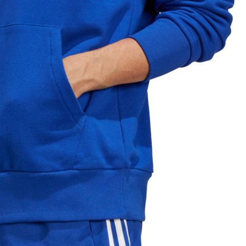 Bluza męska adidas Essentials French Terry Big Logo Hoodie niebieska IC9366 Adidas