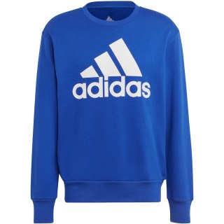 Bluza męska adidas Essentials French Terry Big Logo niebieska IC9325 Adidas