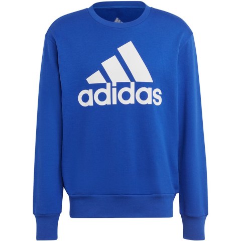 Bluza męska adidas Essentials French Terry Big Logo niebieska IC9325 Adidas