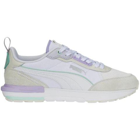 Buty damskie Puma R22 beżowo-fioletowo-białe 383462 25 Puma