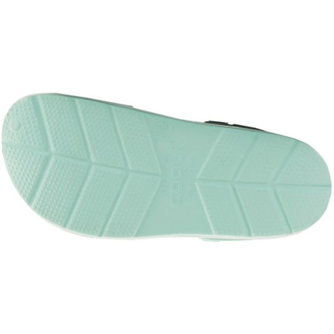 Chodaki damskie Coqui Lindo miętowo-białe 6413-100-4432B/6413-100-4432 Coqui