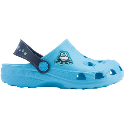 Chodaki dla dzieci Coqui Little Frog niebiesko-granatowe 8701-100-1821A/8701-100-1821 Coqui