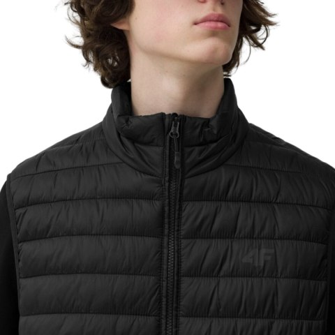 Kamizelka męska pikowana 4F głęboka czerń 4FSS23TDJAM082 20S 4F