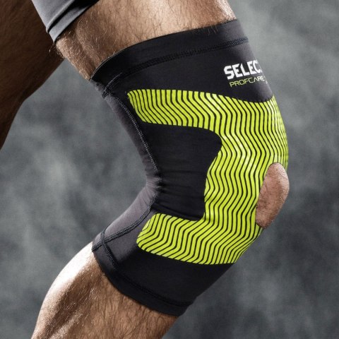 Ściągacz kolana Select 6252 czarno-zielony Select