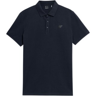 Koszulka męska polo 4F ciemny granat 4FSS23TPTSM039 30S 4F