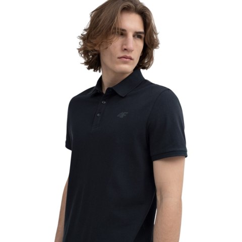 Koszulka męska polo 4F ciemny granat 4FSS23TPTSM039 30S 4F
