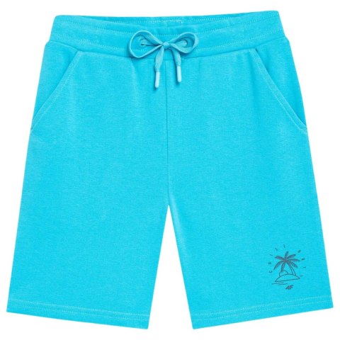 Spodenki dla chłopca 4F M047 turkus 4FJSS23TSHOM047 35S 4F