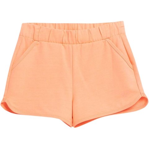 Spodenki dla dziewczynki 4F F099 łososiowy neon 4FJSS23TSHOF099 64N 4F