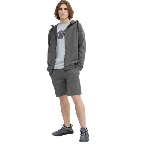 Spodenki męskie 4F M156 ciemny szary melanż 4FSS23TSHOM156 23M 4F