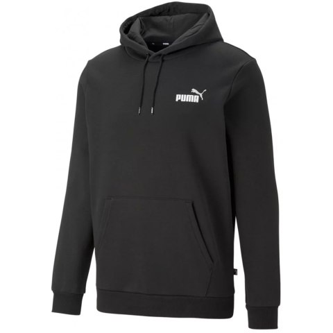 Bluza męska Puma ESS+ 2 Col Small Logo Hoodie FL czarna 674471 61 Puma