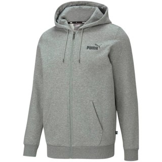 Bluza męska Puma ESS Small Logo FZ Hoodie FL szary 586702 03 Puma
