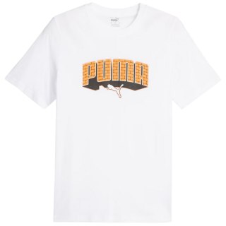 Koszulka męska Puma Graphics Hip Hop Tee biała 677189 02 Puma