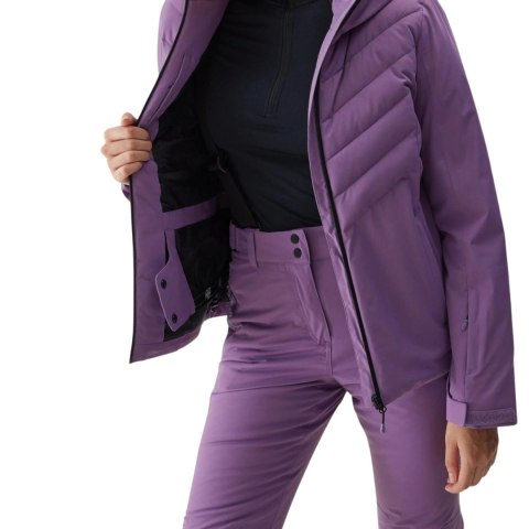 Kurtka narciarska damska 4F F122 ciemny fiolet 4FAW23TJACF122 50S 4F