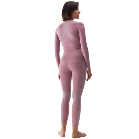 Legginsy termoaktywne damskie 4F F116 ciemny róż 4FAW23USEAF116 53S 4F