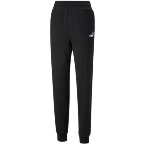 Spodnie damskie Puma ESS+ Embroidery High-Waist Pants FL czarne 670007 01 Puma