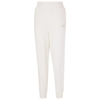 Spodnie damskie Puma ESS+ Embroidery High-Waist Pants FL kremowe 670007 99 Puma