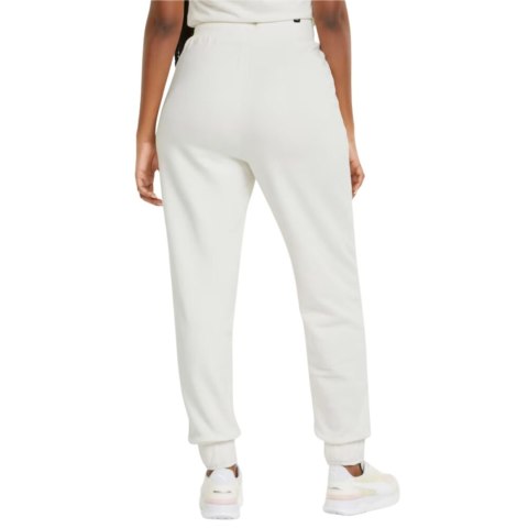 Spodnie damskie Puma ESS+ Embroidery High-Waist Pants FL kremowe 670007 99 Puma