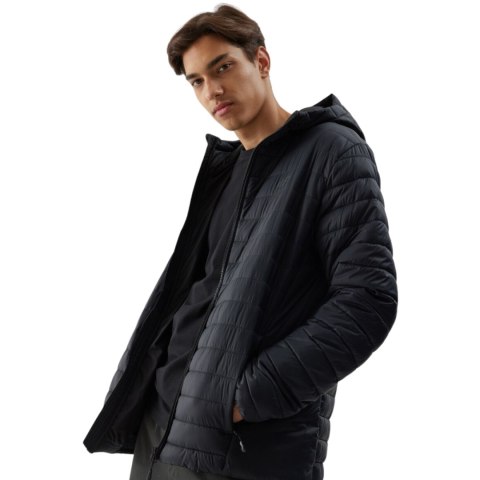 Kurtka męska pikowana 4F M240 głęboka czerń 4FAW23TDJAM240 20S 4F