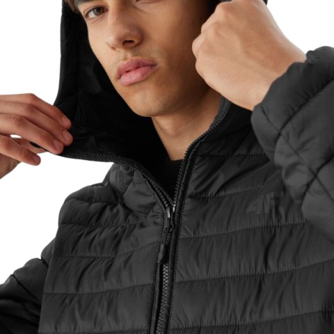 Kurtka męska pikowana 4F M240 głęboka czerń 4FAW23TDJAM240 20S 4F