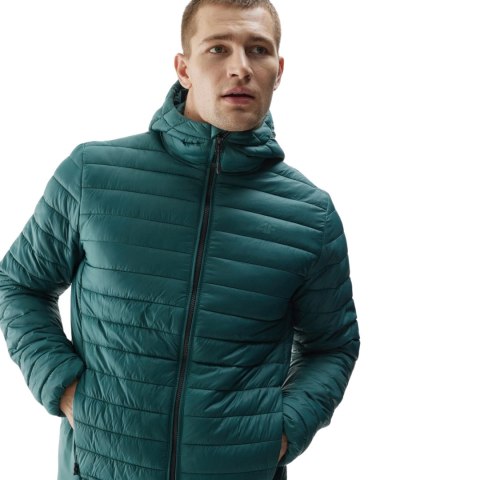 Kurtka męska pikowana 4F M240 zielona 4FAW23TDJAM240 41S 4F