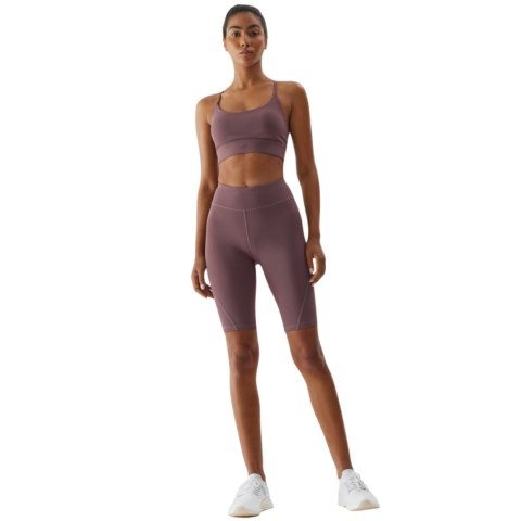 Stanik sportowy 4F F079 fioletowy 4FAW23USBAF079 82S 4F