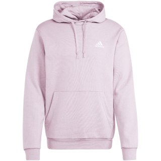 Bluza męska adidas Essentials Fleece Hoodie fioletowa IN0328 Adidas