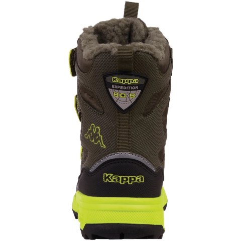 Buty dla dzieci Kappa Vipos Tex zielono-czarne 260902K 3133 Kappa