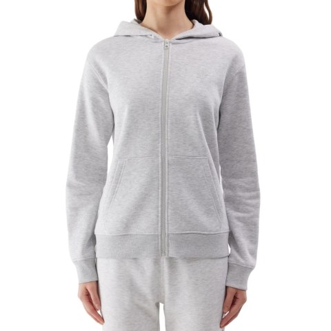 Bluza damska 4F F0956 chłodny jasny szary melanż 4FWSS24TSWSF0956 27M 4F