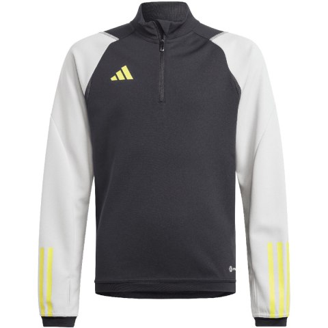 Bluza dla dzieci adidas Tiro 23 Competition Training Top czarno-szara HU1312 Adidas teamwear