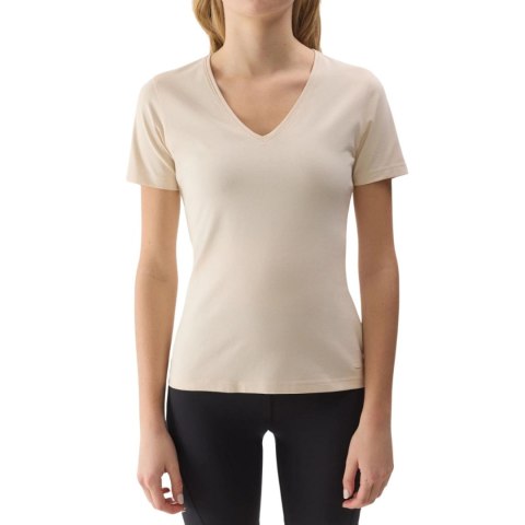 Koszulka damska 4F F1359 kremowa 4FWSS24TTSHF1359 12S 4F