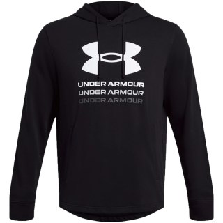 Bluza męska Under Armour UA Rival Terry Graphic Hoodie czarna 1386047 001 Under Armour