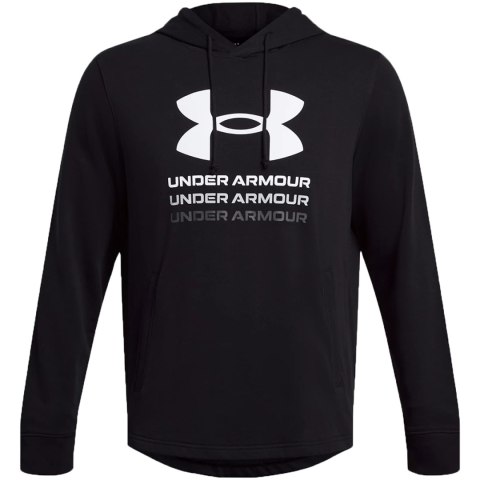 Bluza męska Under Armour UA Rival Terry Graphic Hoodie czarna 1386047 001 Under Armour
