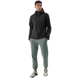 Kurtka męska softshell 4F M224 głęboka czerń 4FWSS24TSOFM224 20S 4F