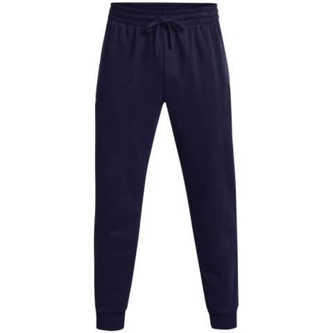 Spodnie męskie Under Armour Rival Fleece Joggers granatowe 1379774 410 Under Armour