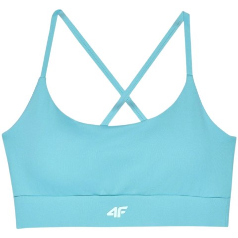 Stanik sportowy 4F F096 niebieski 4FWSS24USBAF096 33S 4F