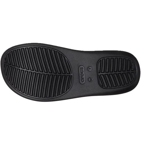 Klapki damskie Crocs Getaway Platform Flip czarne 209410 001 Crocs