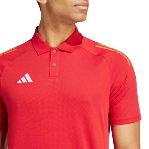 Koszulka męska adidas Tiro 24 Competition Polo czerwona IR7563 Adidas teamwear