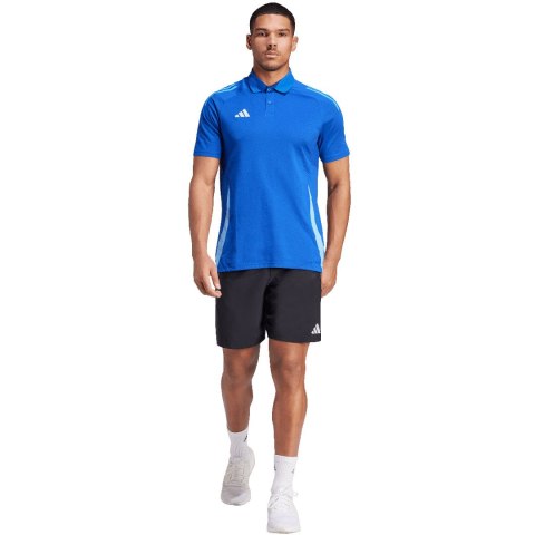 Koszulka męska adidas Tiro 24 Competition Polo niebieska IR7566 Adidas teamwear