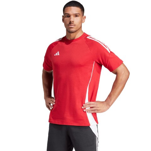 Koszulka męska adidas Tiro 24 Sweat czerwona IR9349 Adidas teamwear