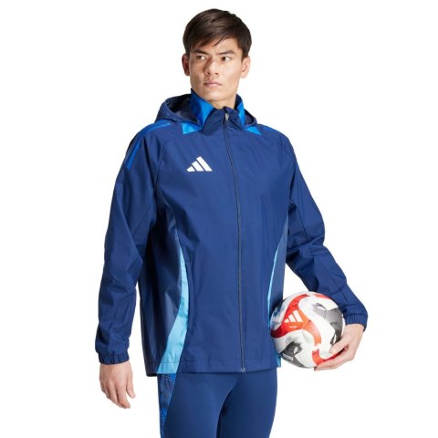 Kurtka męska adidas Tiro 24 Competition All-Weather niebieska IR9520 Adidas teamwear