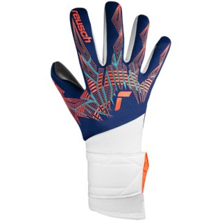 Rękawice bramkarskie Reusch Pure Contact Silver granatowo-biało-czarne 5470200 4848 Reusch
