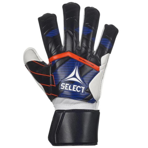 Rękawice bramkarskie Select 04 Protection Flat Cut v24 czarno-granatowe 18448 Select