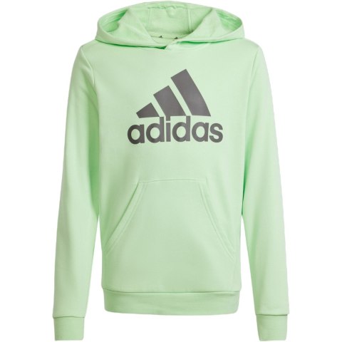 Bluza dla dzieci adidas Big Logo Essentials Cotton Hoodie jasnozielona IS2591 Adidas