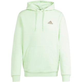 Bluza męska adidas Essentials Fleece Hoodie zielona IN0327 Adidas