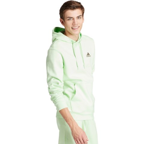 Bluza męska adidas Essentials Fleece Hoodie zielona IN0327 Adidas