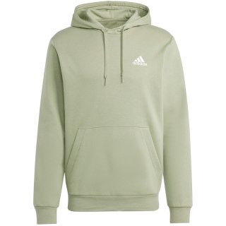 Bluza męska adidas Essentials Fleece Hoodie zielona JJ4662 Adidas