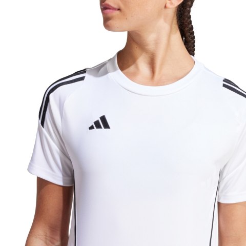 Koszulka damska adidas Tiro 24 Jersey biało-czarna IS1024 Adidas teamwear